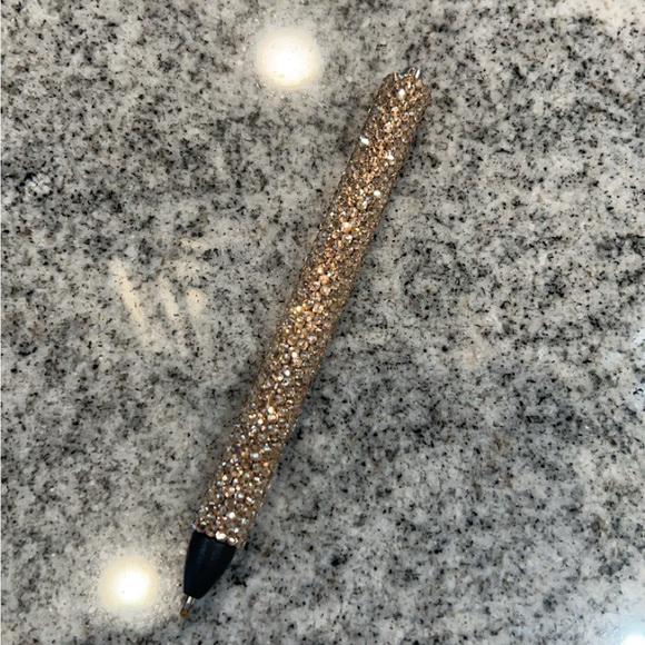 Champagne Gold Rhinestone Gel Pen - Picture 3 of 4